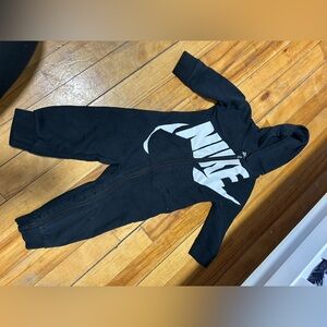 Nike Black and White Kids Hooded One Piece